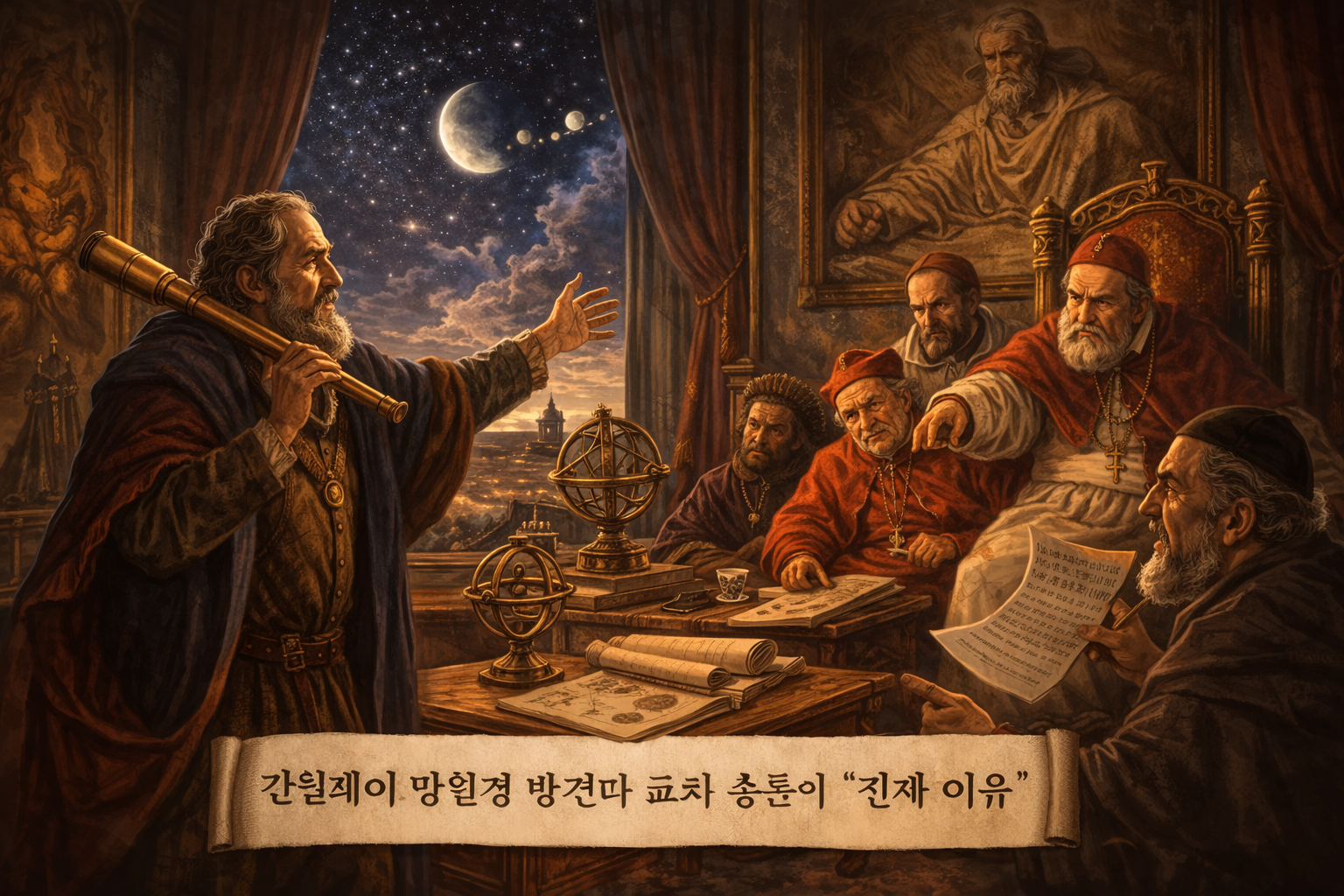 갈릴레이 망원경 발견이 교회와 충돌한 진짜 이유
