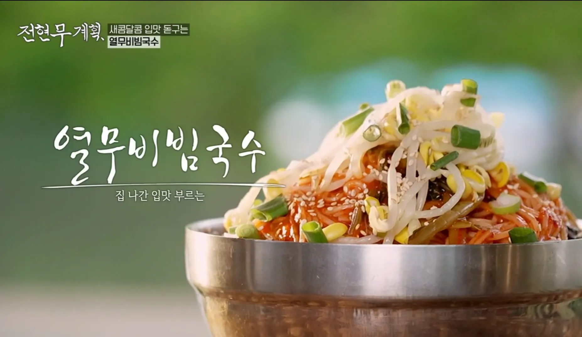 전현무계획 14화 담양 국수거리 원조 대나무 국수 열무 비빔국수