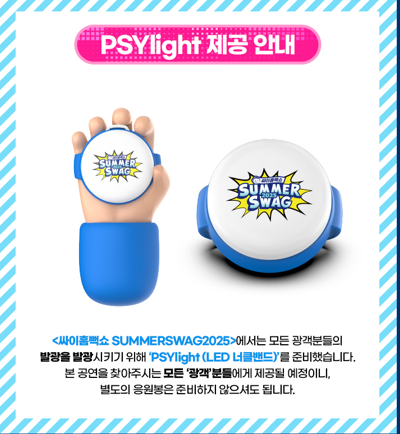 싸이 대구 콘서트 준비물 체크