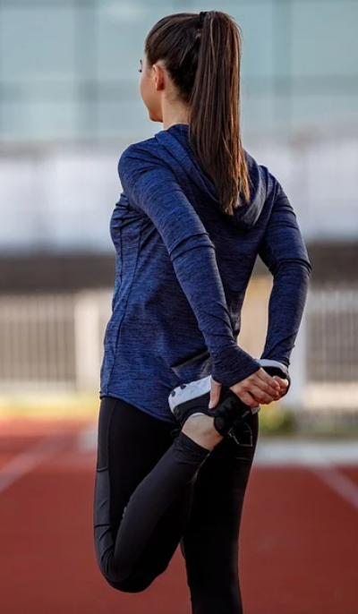 허벅지와 다리를 풀어주는 동작