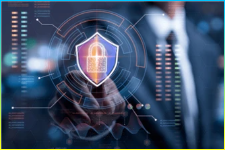 기술이 있는 비즈니스 디지털 프로그램 사이버 미래 응용 프로그램의 감시 및 보안 검색에 대한 개념 사이버 보안은 AI 컴퓨팅 시대에 비즈니스를 수행하는 데 매우 중요