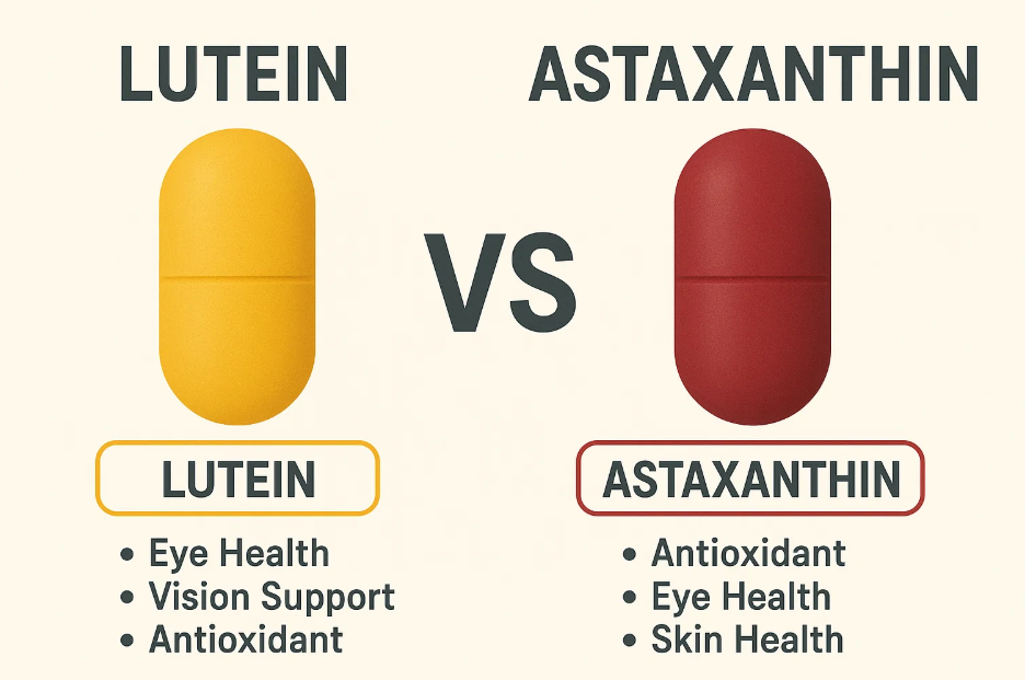루테인 VS 아스타잔틴 사진