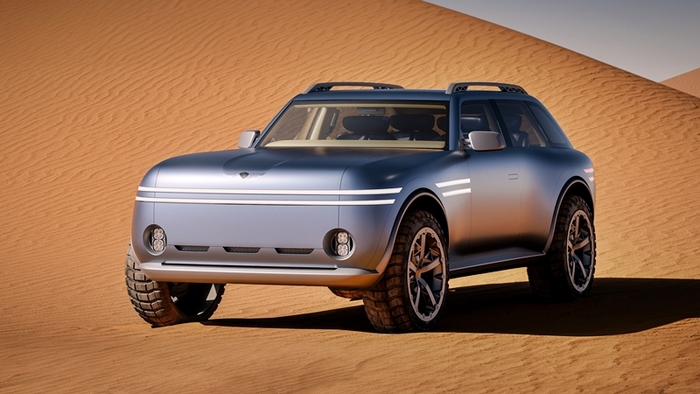 제네시스 엑스 그란 이퀘이터 콘셉트 주행