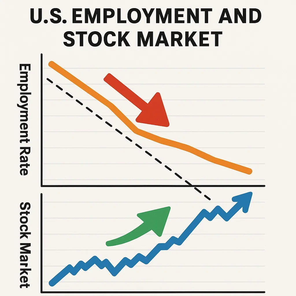 고용률과-증시-관계