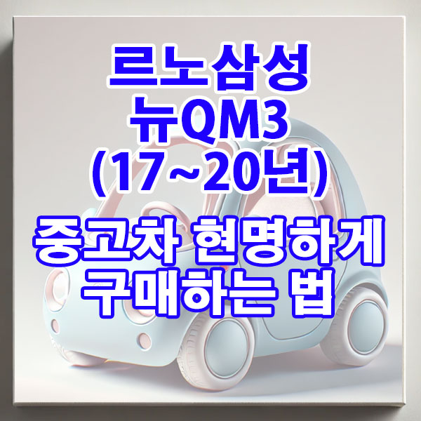 르노삼성 뉴QM3(17~20년) 중고차 현명하게 구매하는 법