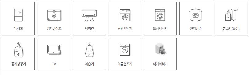 가전기기