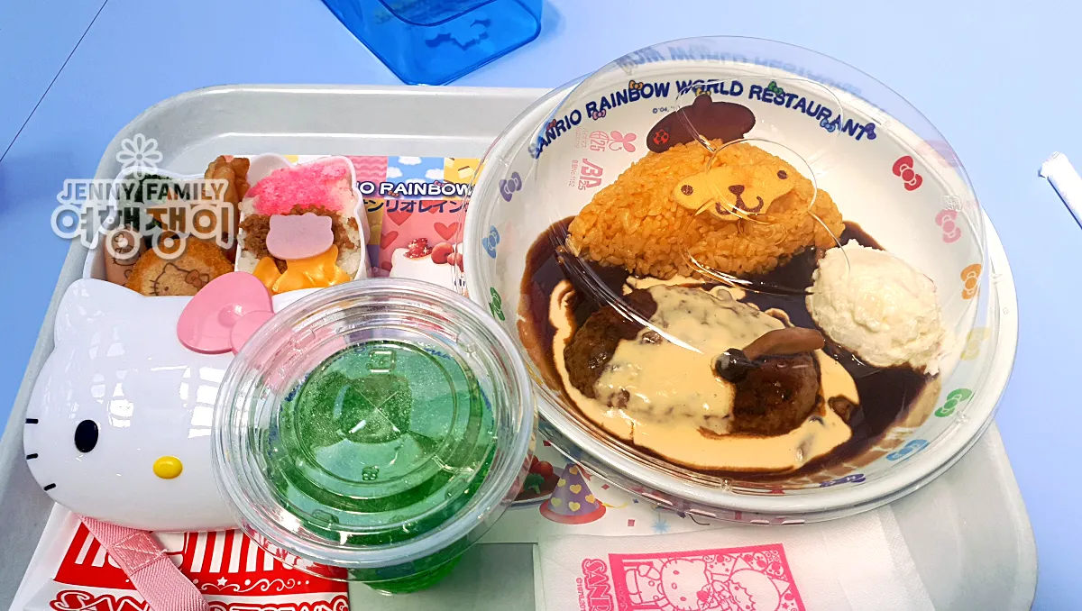 산리오_캐릭터_푸드_도시락_헬로키티_푸딩푸딩_카레_세트_어린이_메뉴_sanrio_character_food_hello_kitty_pompompurin_kids_lunch_plate