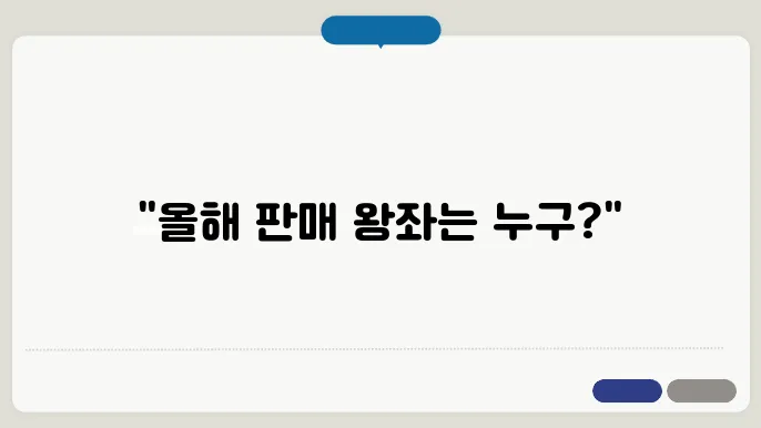 신차 판매순위