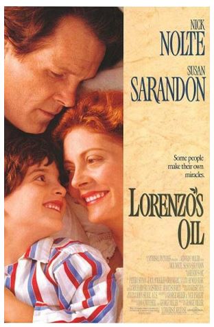 영화 로렌조 오일 포스터.