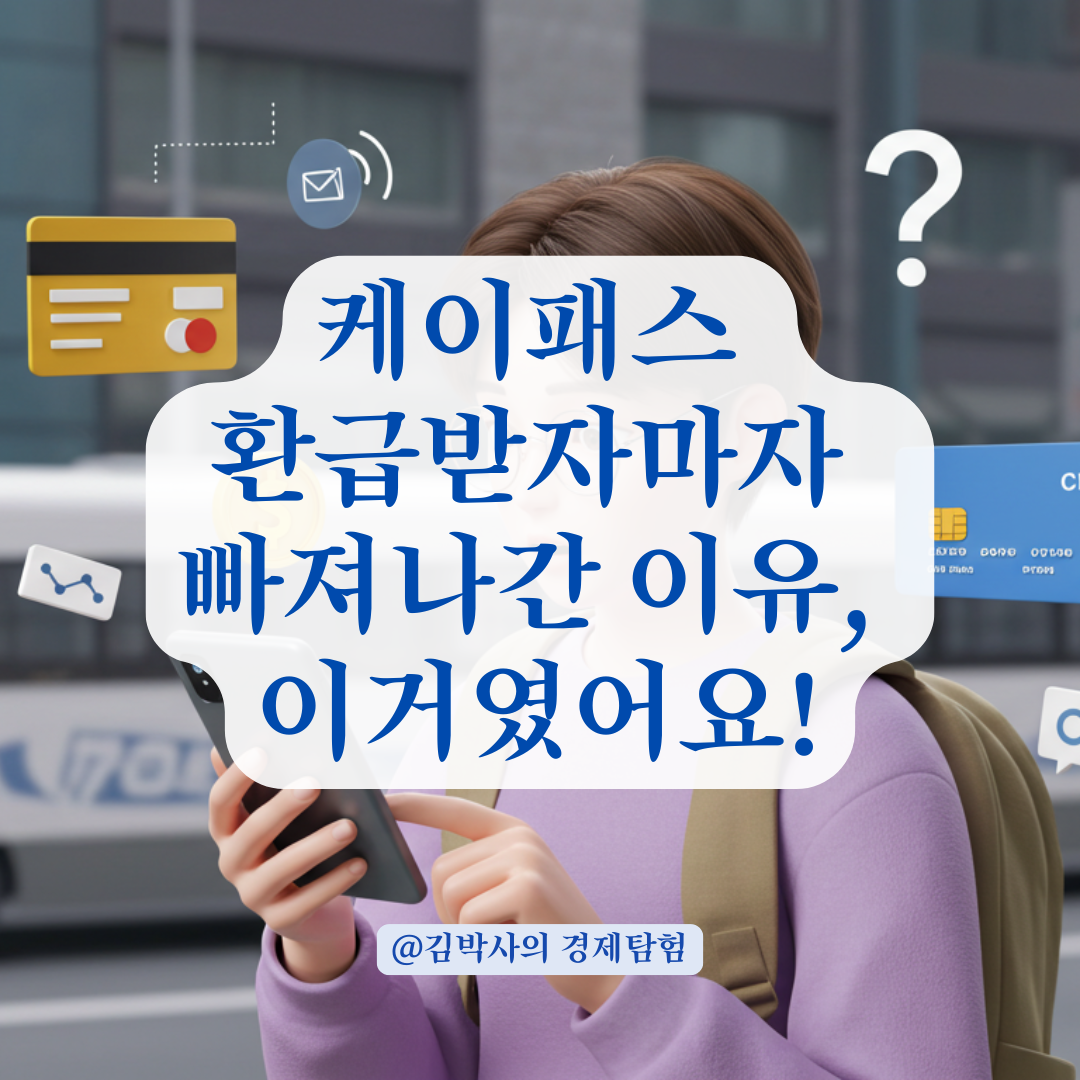 케이패스 환급받자마자 또 빠져나갔다? 후불교통대금 구조의 오해와 이해