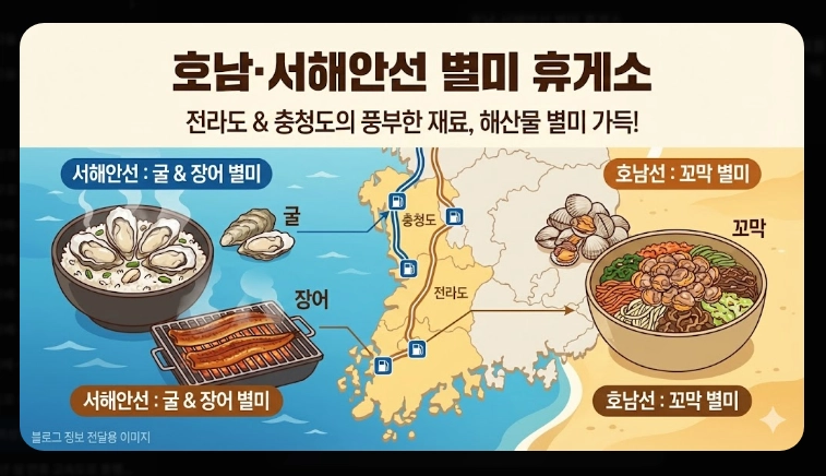 2026 설날 귀성길 휴게소 맛집 BEST 10