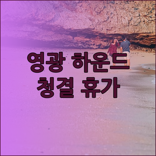 영광 하운드 호텔 청결한 숙소에서 맞
