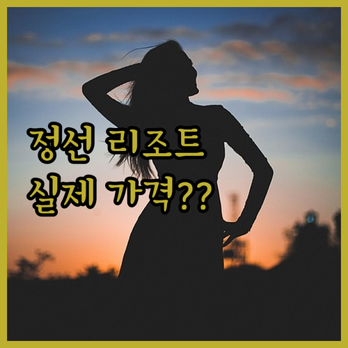 정선 파크로쉬 파인포레스트 리조트 실..