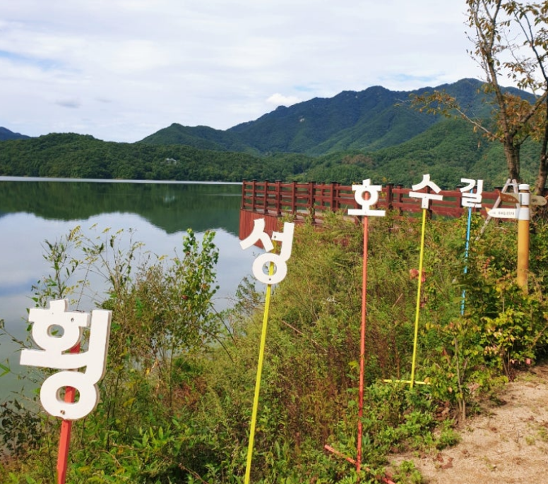 횡성호 호수길 사진