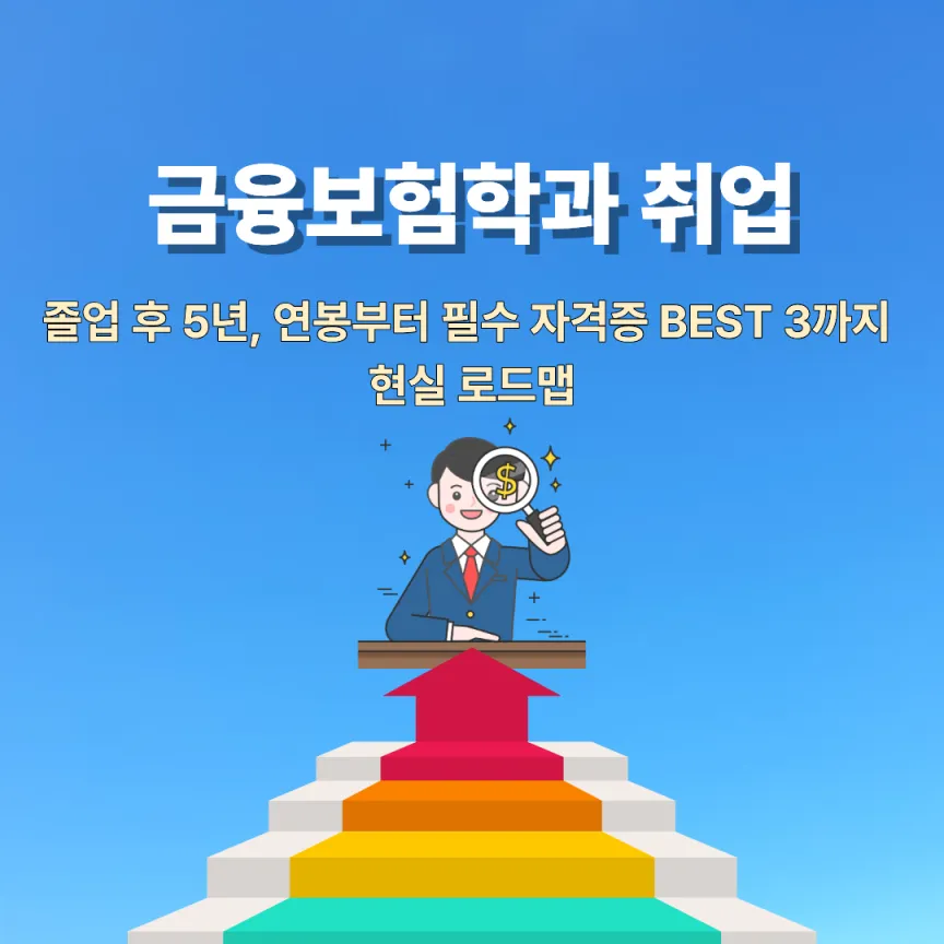 금융보험학과 취업: 졸업 후 5년, 연봉부터 필수 자격증 BEST 3까지 현실 로드맵