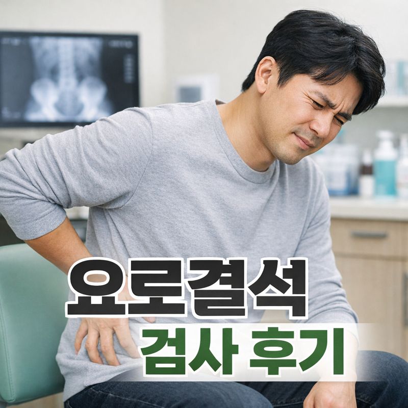 요로결석 검사 후기｜2년 전 재발 의심 증상부터 비뇨기과 검사 과정까지