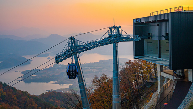 청풍호반 케이블카
