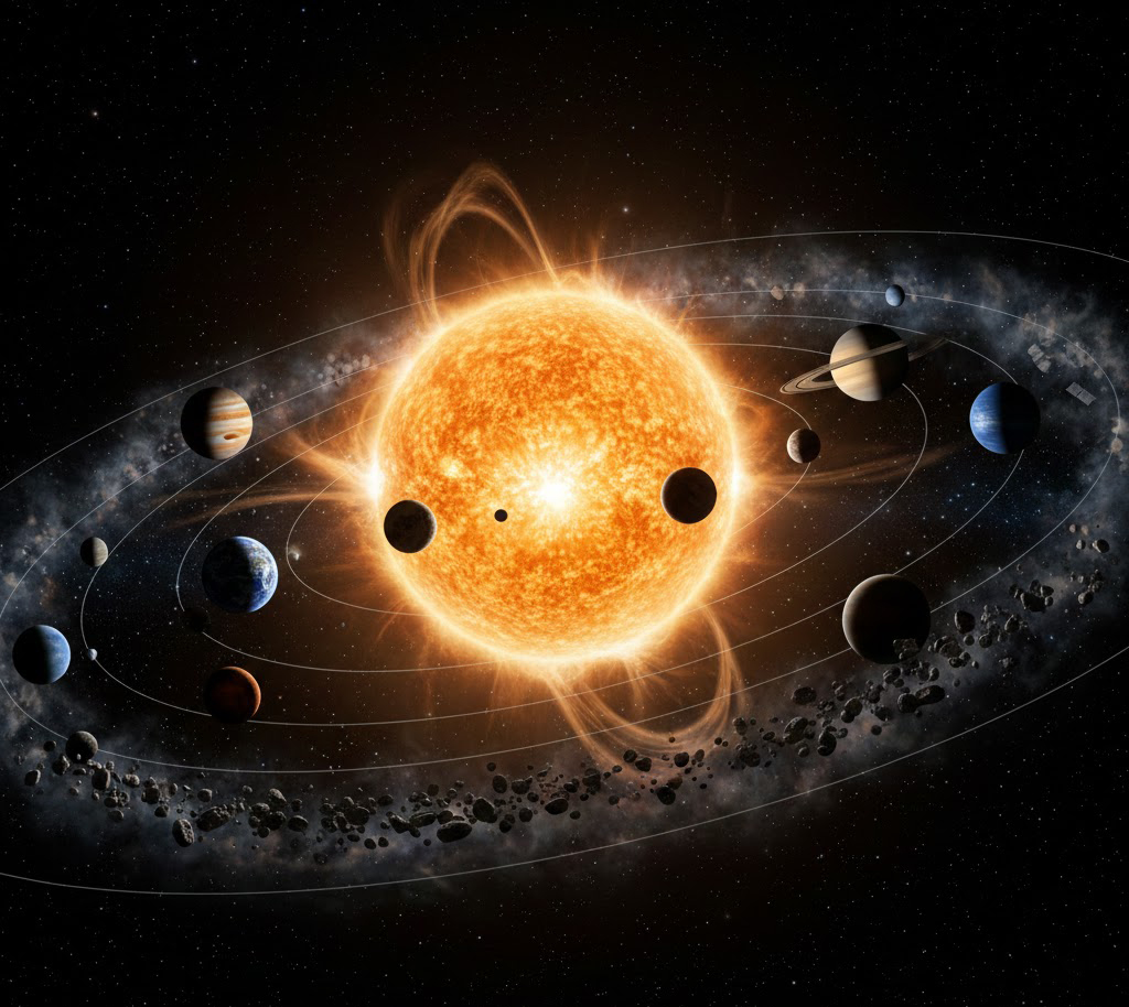 태양계의 이미지화 모습