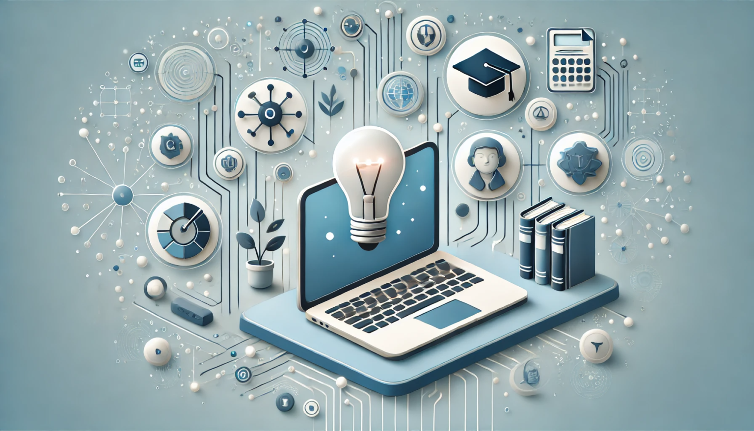 이미지 출처: AI 생성 이미지(콘텐츠 이해를 돕기 위한 시각 자료. 실제 인물을 특정하지 않은 AI 생성 이미지)
AI 도구를 활용해 정보를 검색하고 온라인 강의 플랫폼 추천해주는 이미지