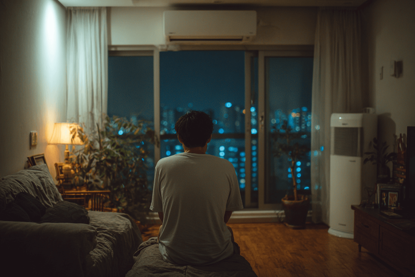 더위에-잠들지-못하고-깨어-있는-사람-이미지