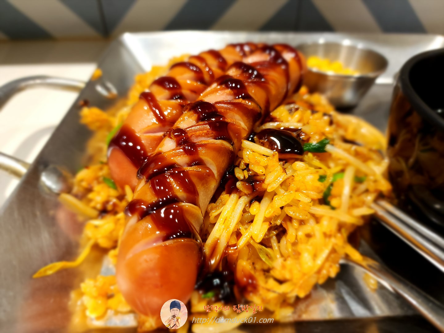 웨스턴소세지철판볶음밥