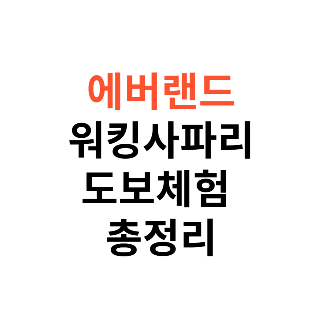 에버랜드 워킹사파리