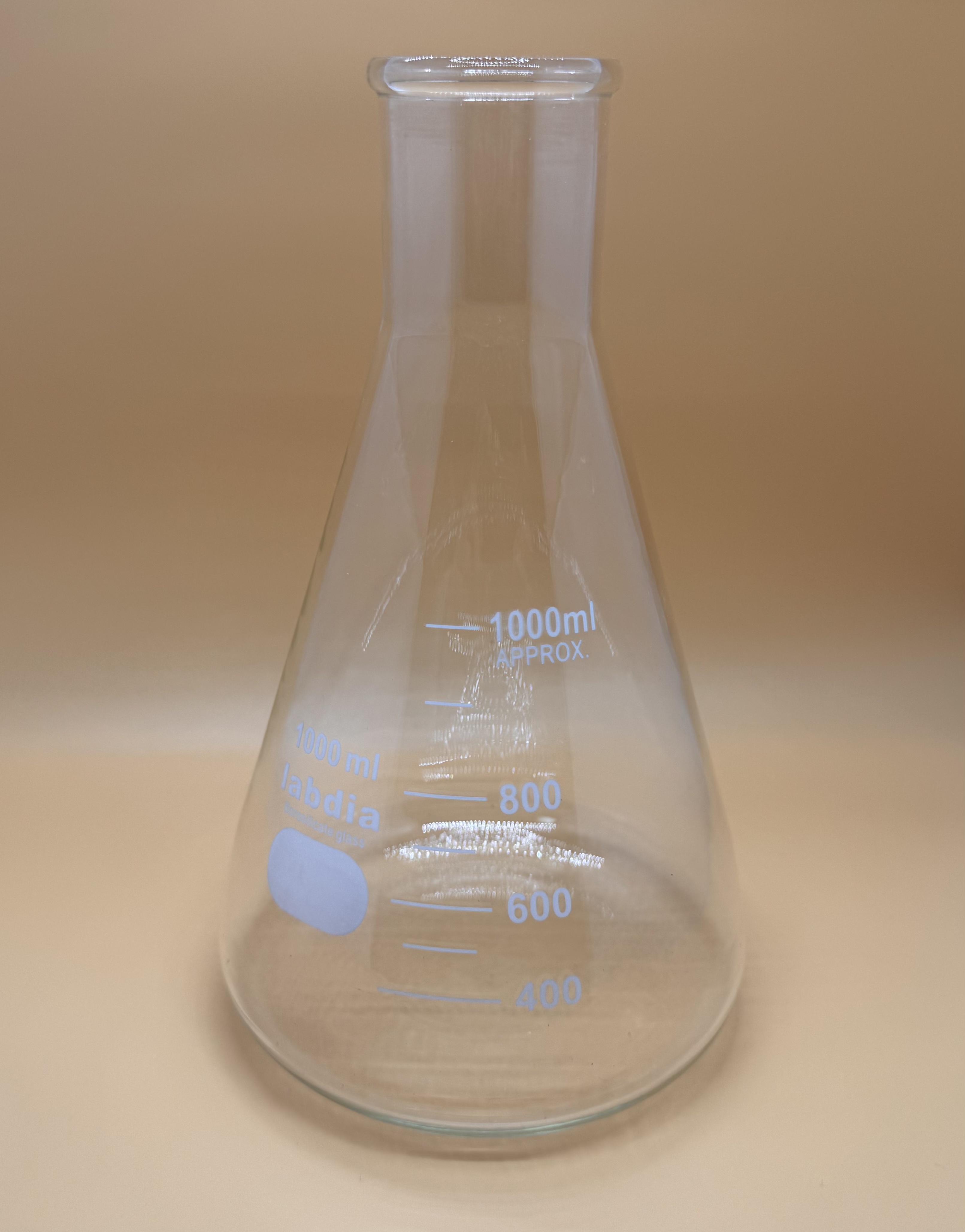 삼각플라스크 확대사진 (눈금)