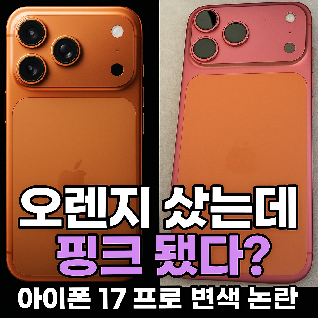 아이폰17_변색
