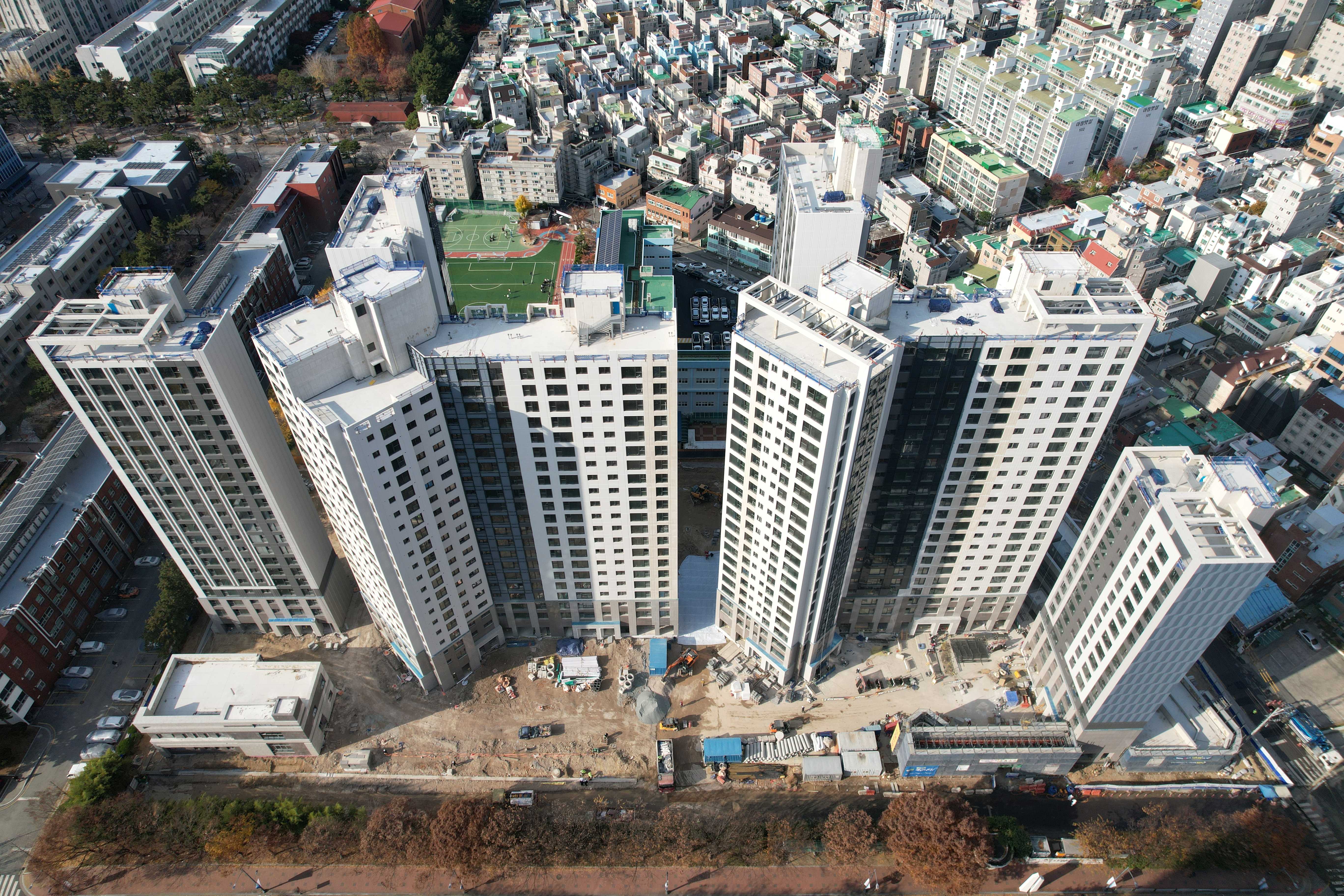 한화포레나 부산대연 단지 전경