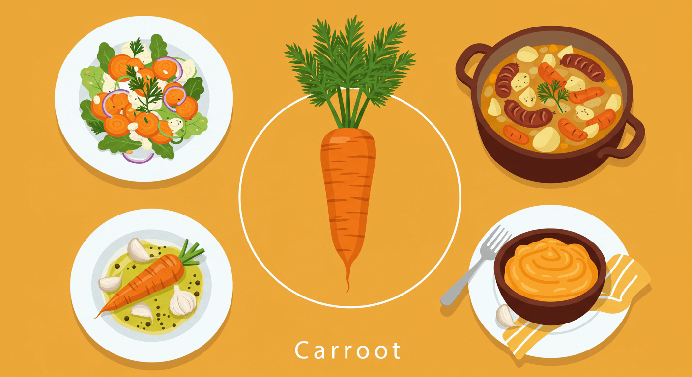 유럽의 대표적인 당근 요리법