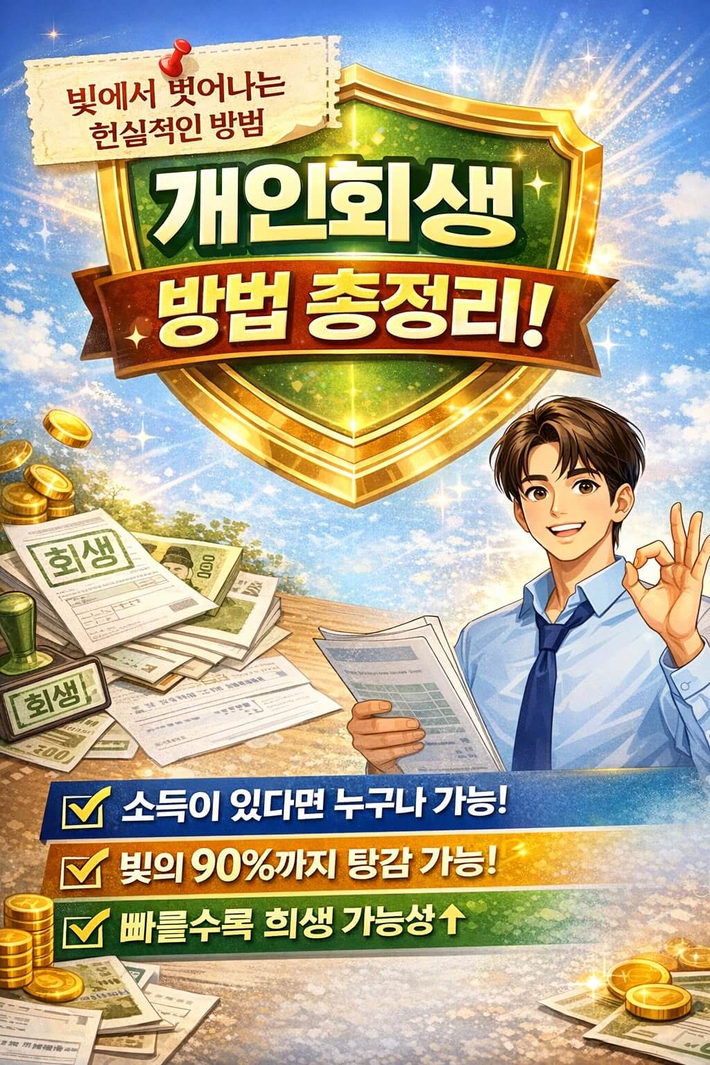 개인회생 방법 총정리, 빚에서 벗어나는 현실적인 방법
