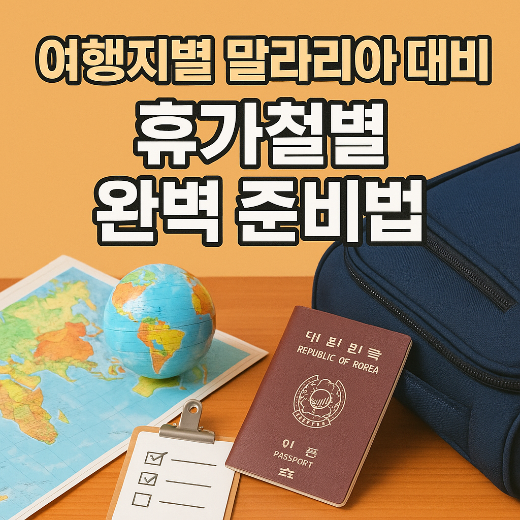 여행지별 말라리아 대비책! 휴가철 완벽 준비법