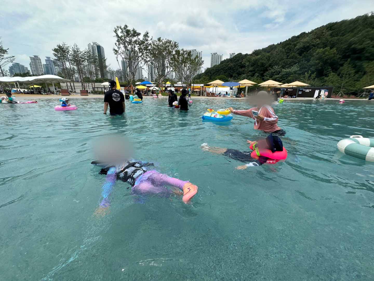 동탄패밀리풀-이용후기-유아풀장