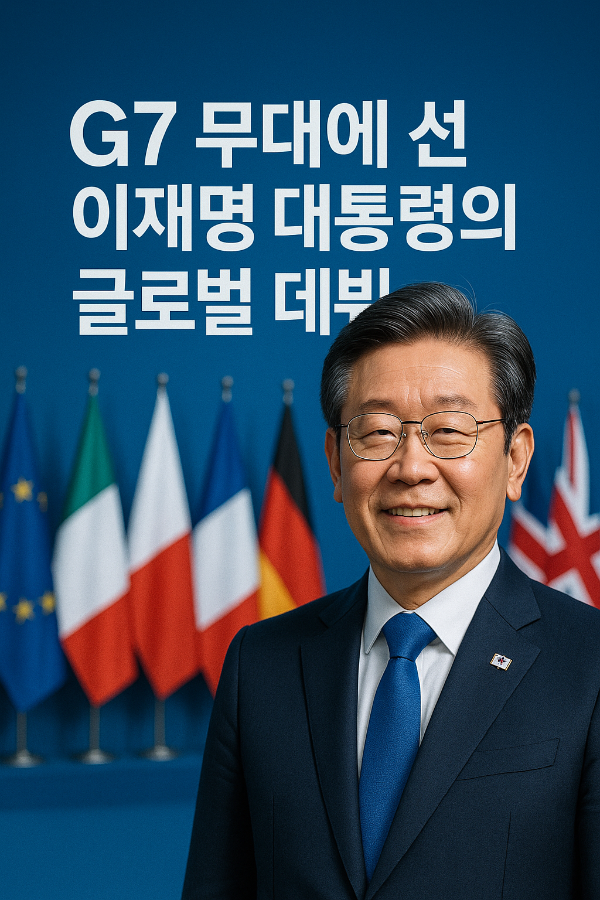 이재명 대통령, G7 정상회의 외교 데뷔!