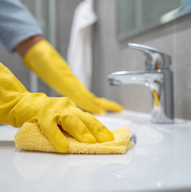 화장실 청소 이미지