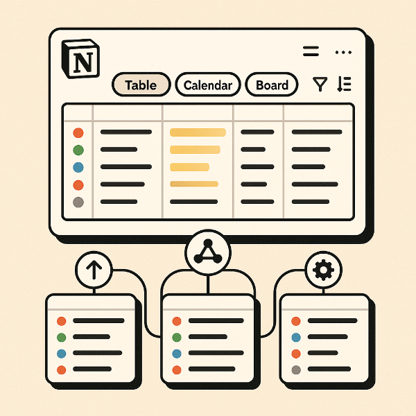 노션 관리 시스템 사진