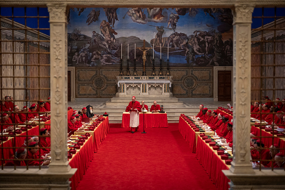콘클라베 교황 선출 선거 장면