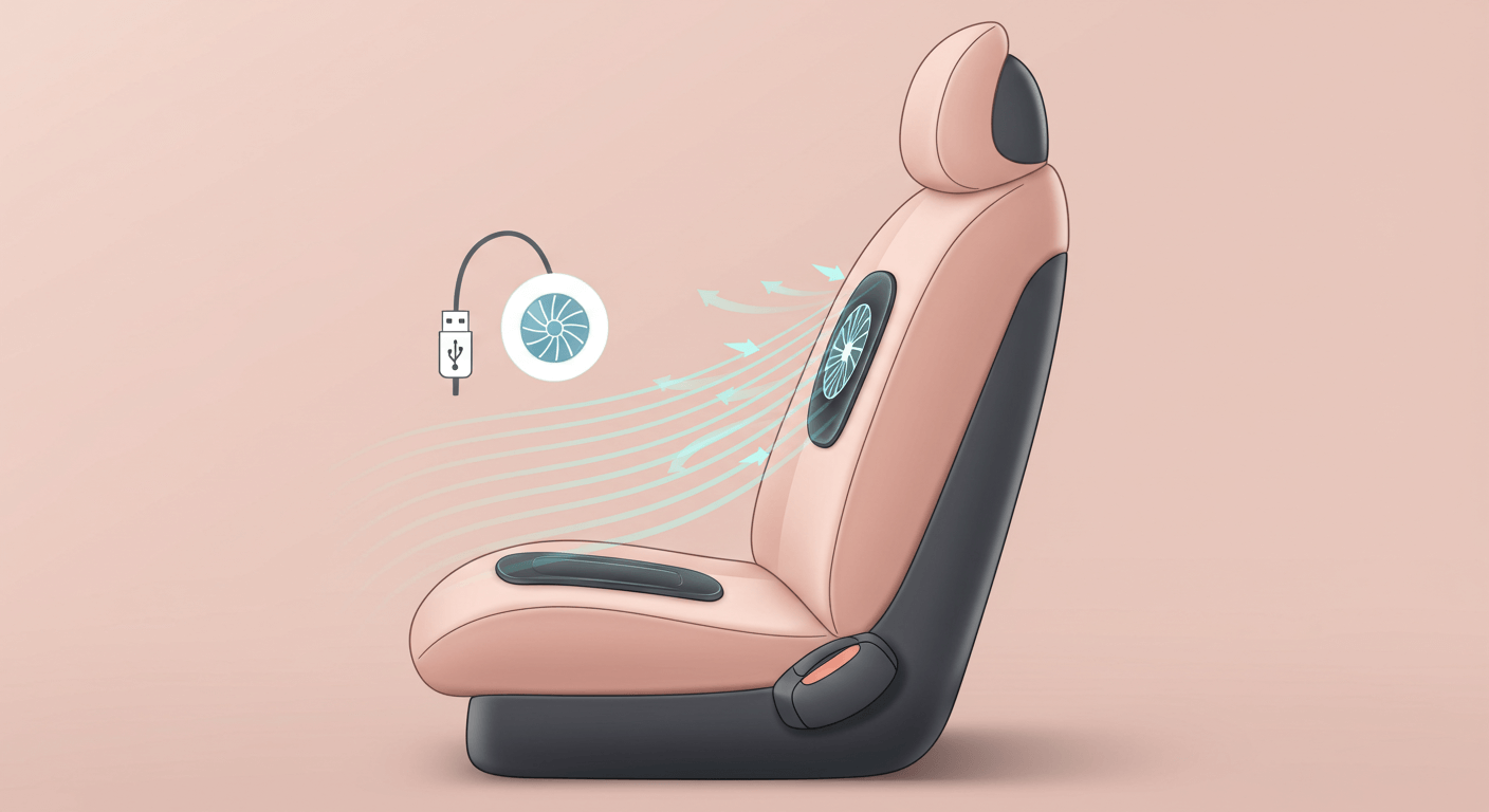 팬내장형 쿨시트: 능동형 냉방, 실용성과 효율의 균형