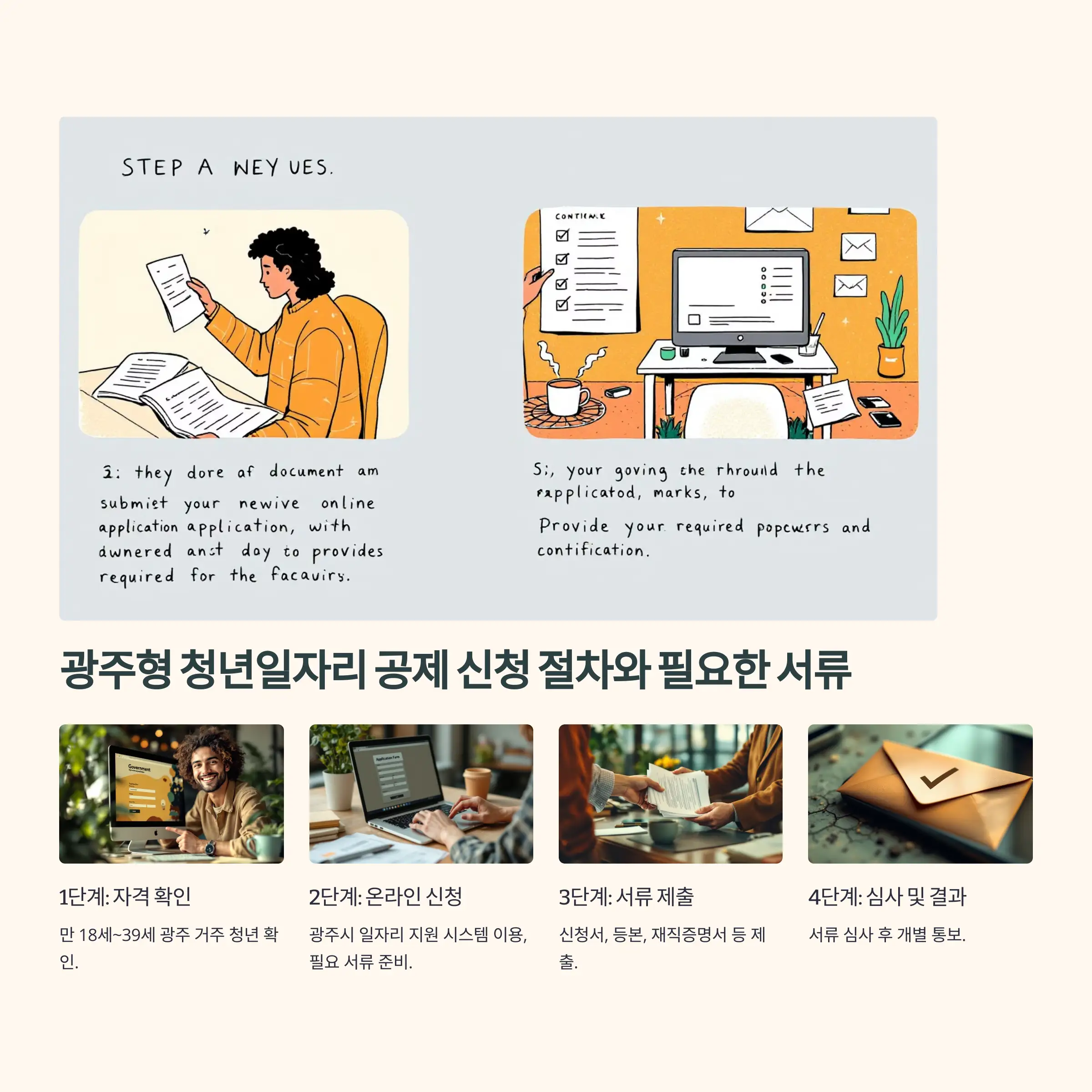 광주형 청년일자리 공제 신청 절차와 필요한 서류