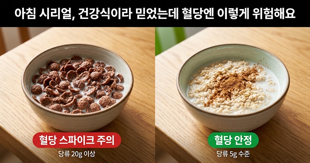 아침 시리얼, 건강식이라 믿었는데 혈당엔 이렇게 위험해요