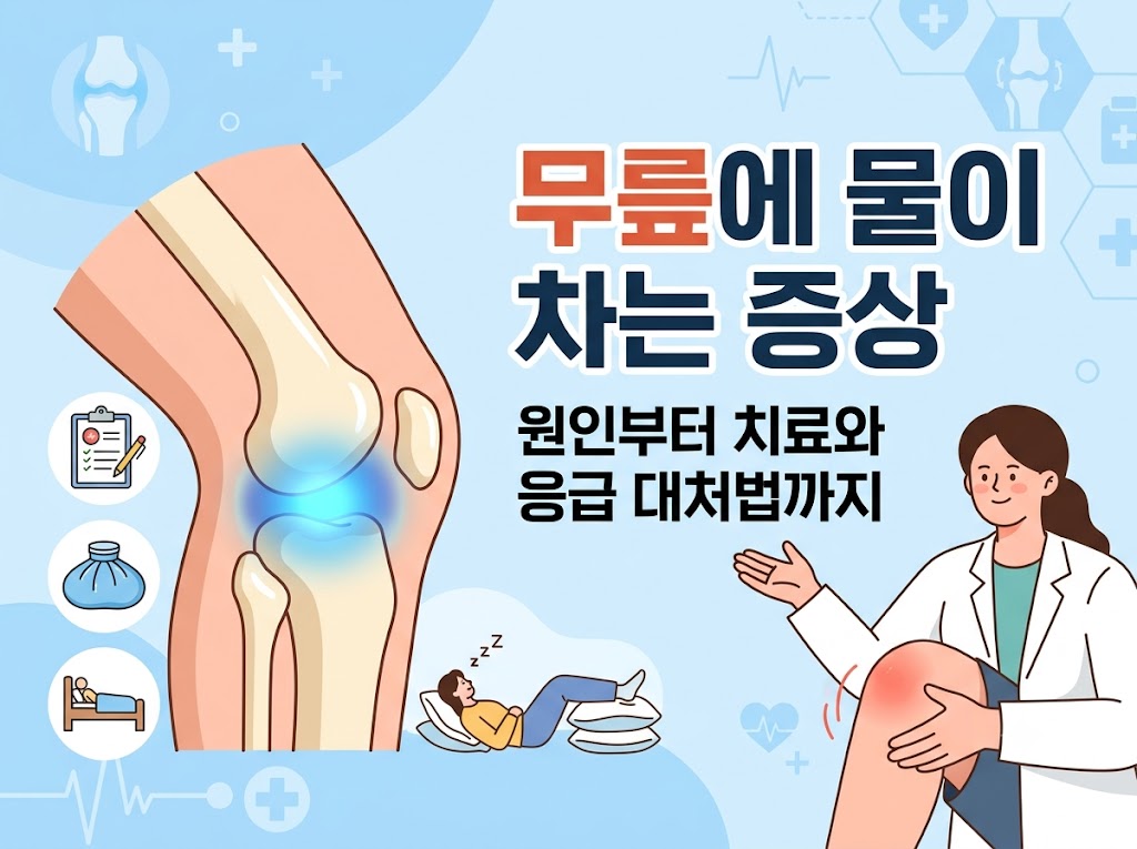 무릎에 물이 차는 증상