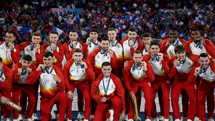 스페인선수들 금메달-로이터 연합뉴스 출저