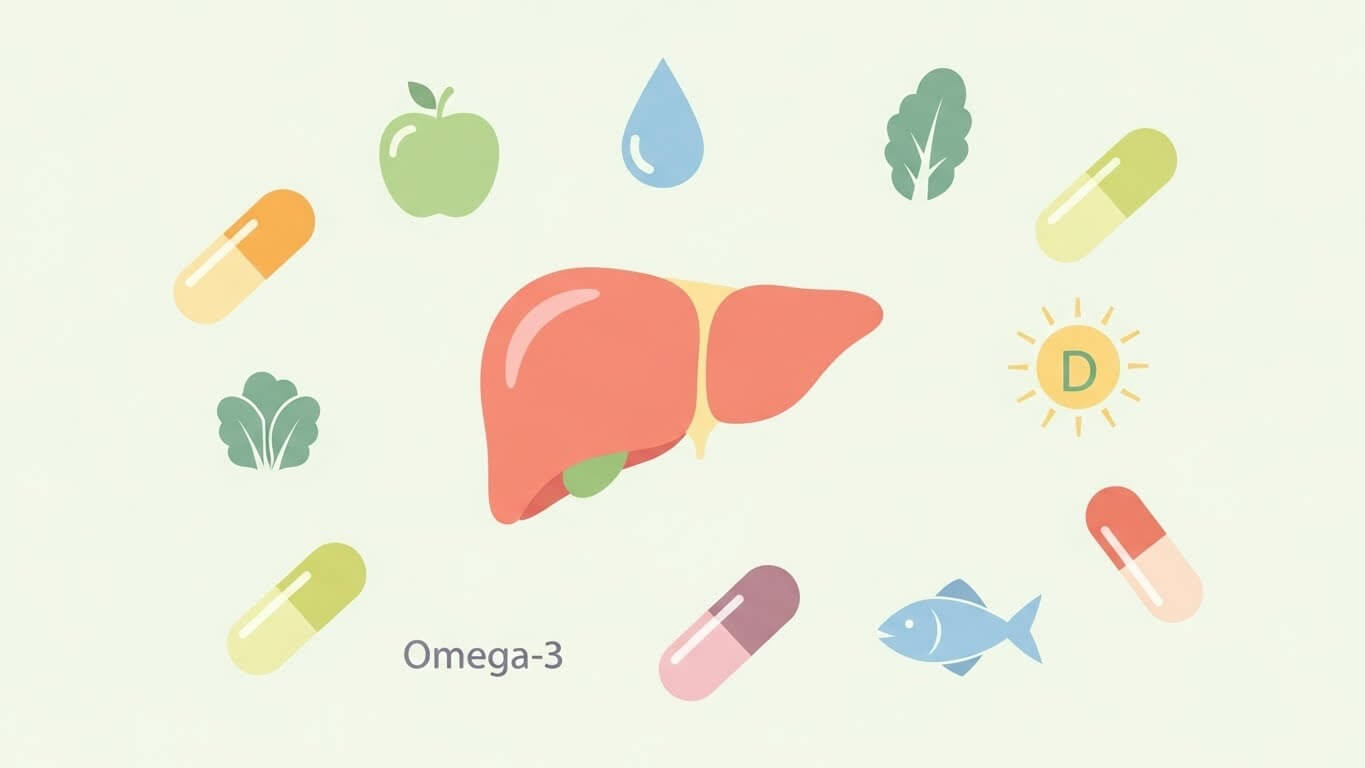 비타민: 간 기능을 돕는 필수 조력자