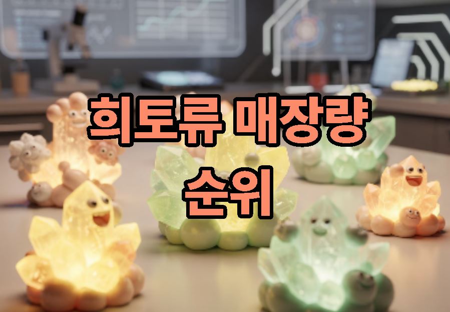 희토류 매장량 순위 알아보기
