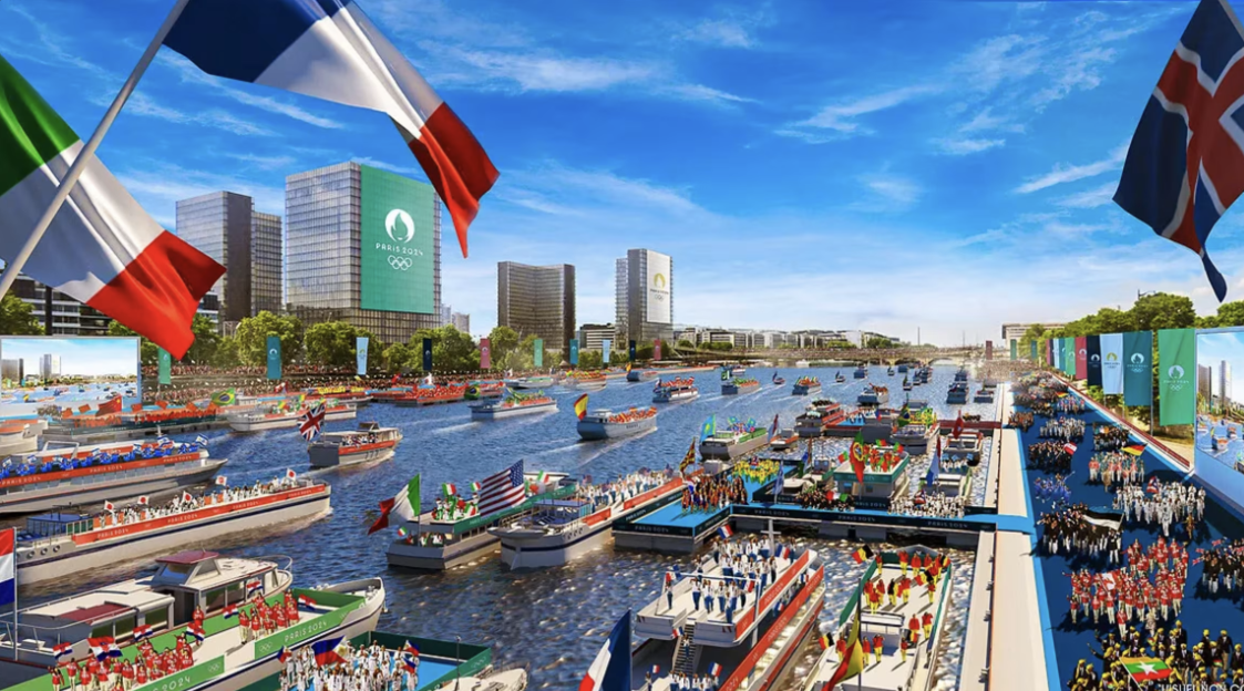 파리 올림픽 센강 개막식 이미지