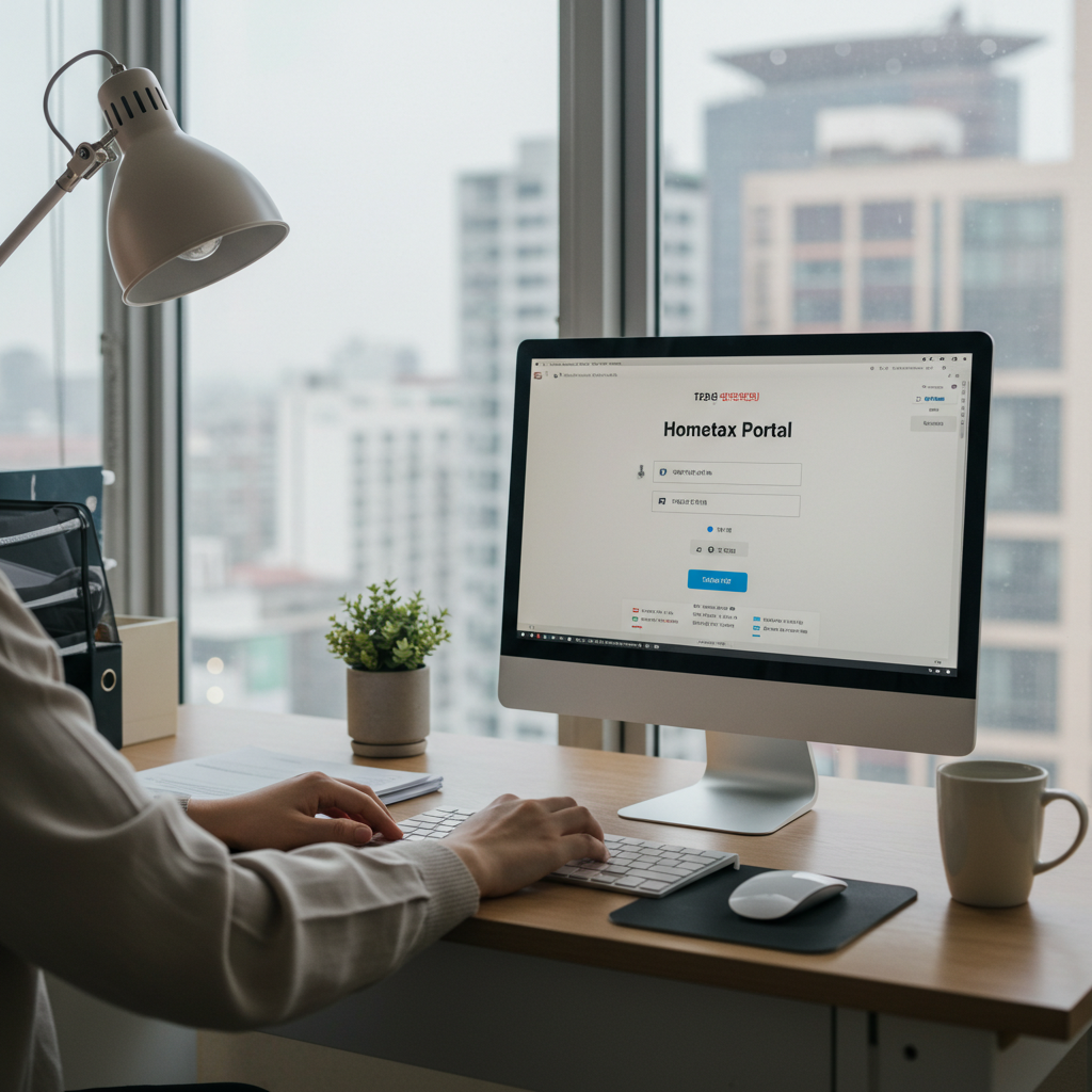 홈택스 근로소득원천징수영수증 조회및 신고방법-6
