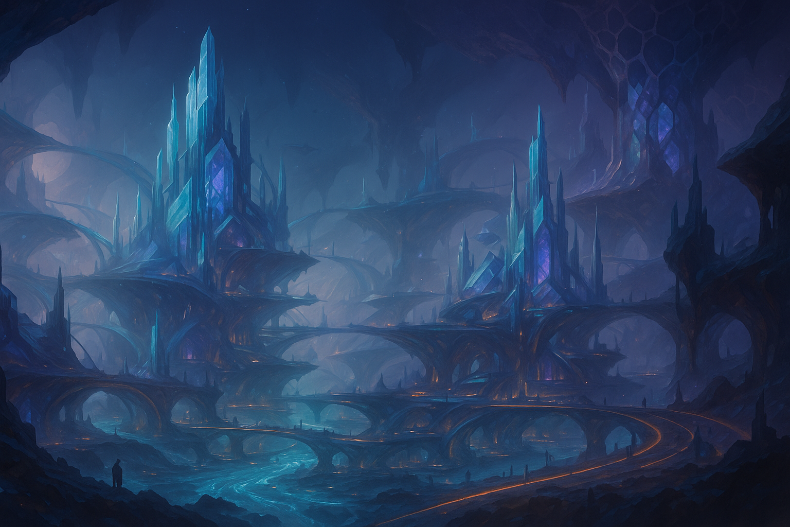 양자 영역 공간 컨셉 아트