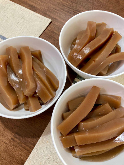도토리 묵 만들기