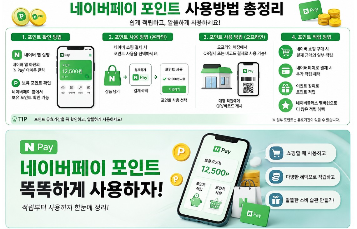 네이버 포인트 사용방법