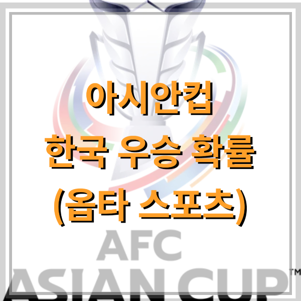 아시안컵-우승확률